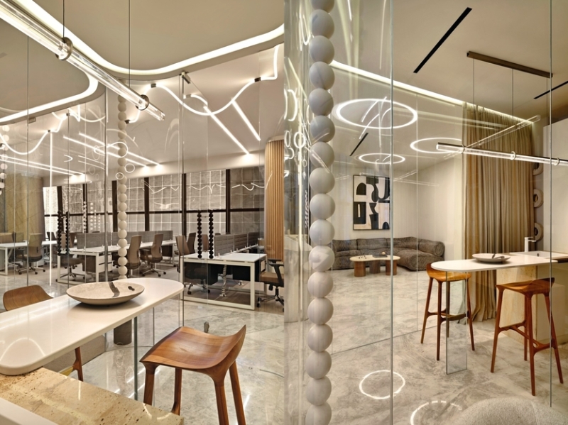 Уютная роскошь: офис для риелторской компании в Дубае