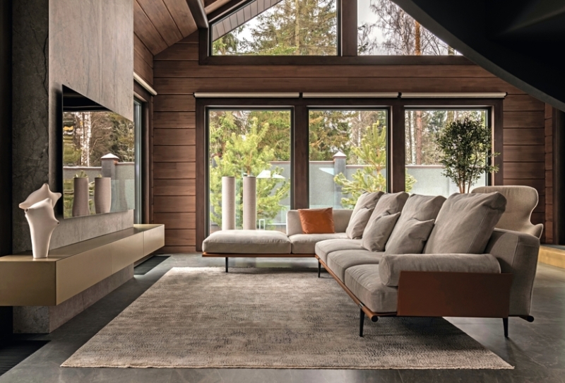 В единстве с природой: современный загородный дом для разных поколений семьи