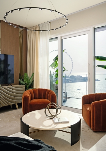 Тихая роскошь: видовая квартира в Дубае